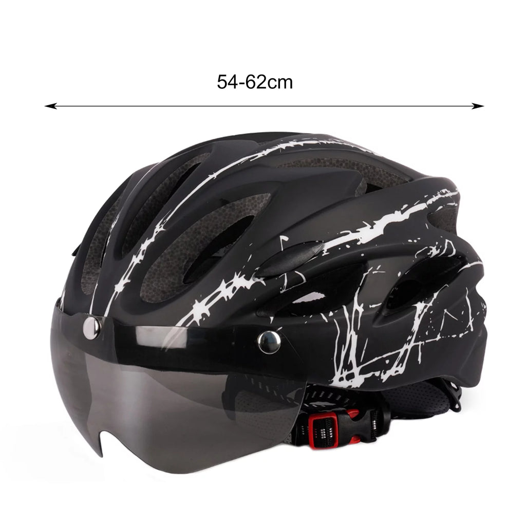 Ultralight Adjustable Cycling Helmet with Goggles G491