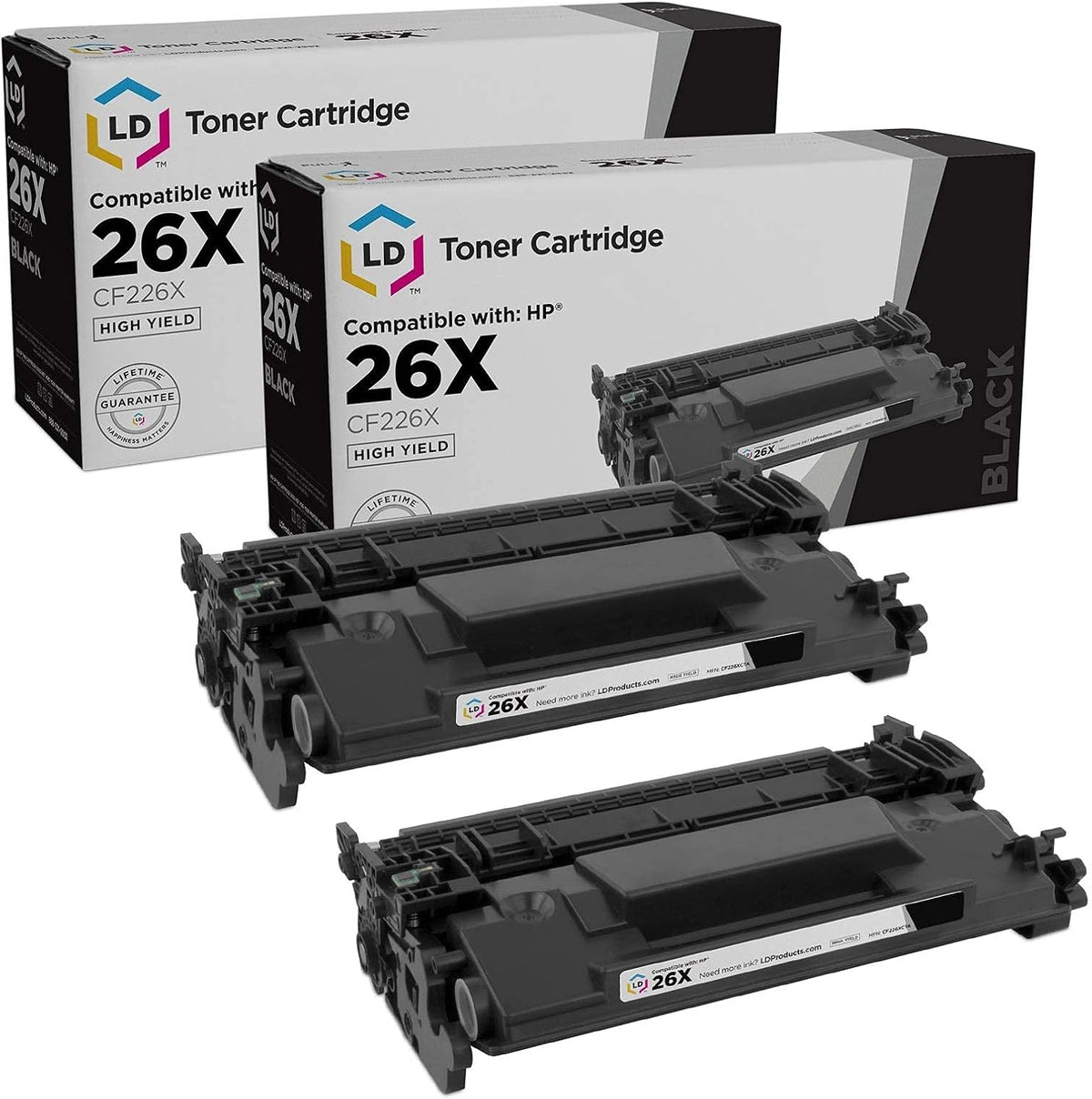 Compatible Toner Cartridge High Yield Black 2-Pack R32716