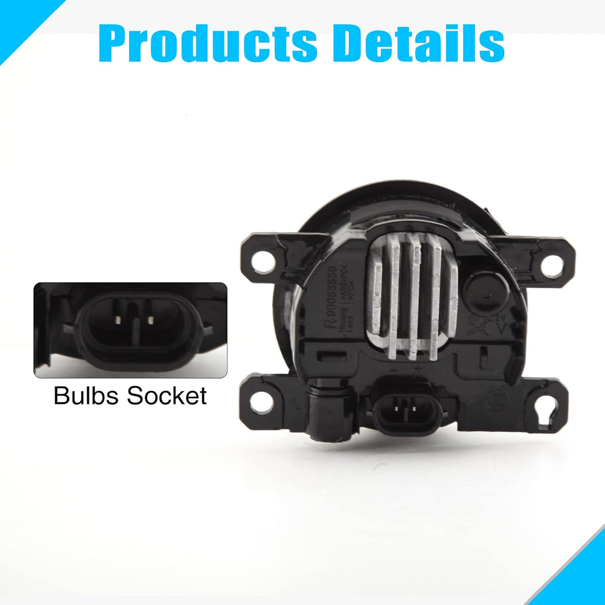 LED Driving Fog Light H11 Plug Clear Lens K76047