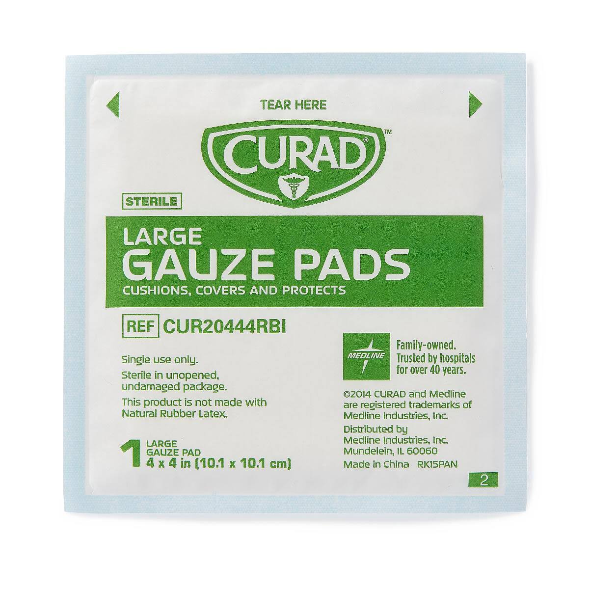 Sterile Nonwoven Gauze Pads 4inx4in 10 CT E168