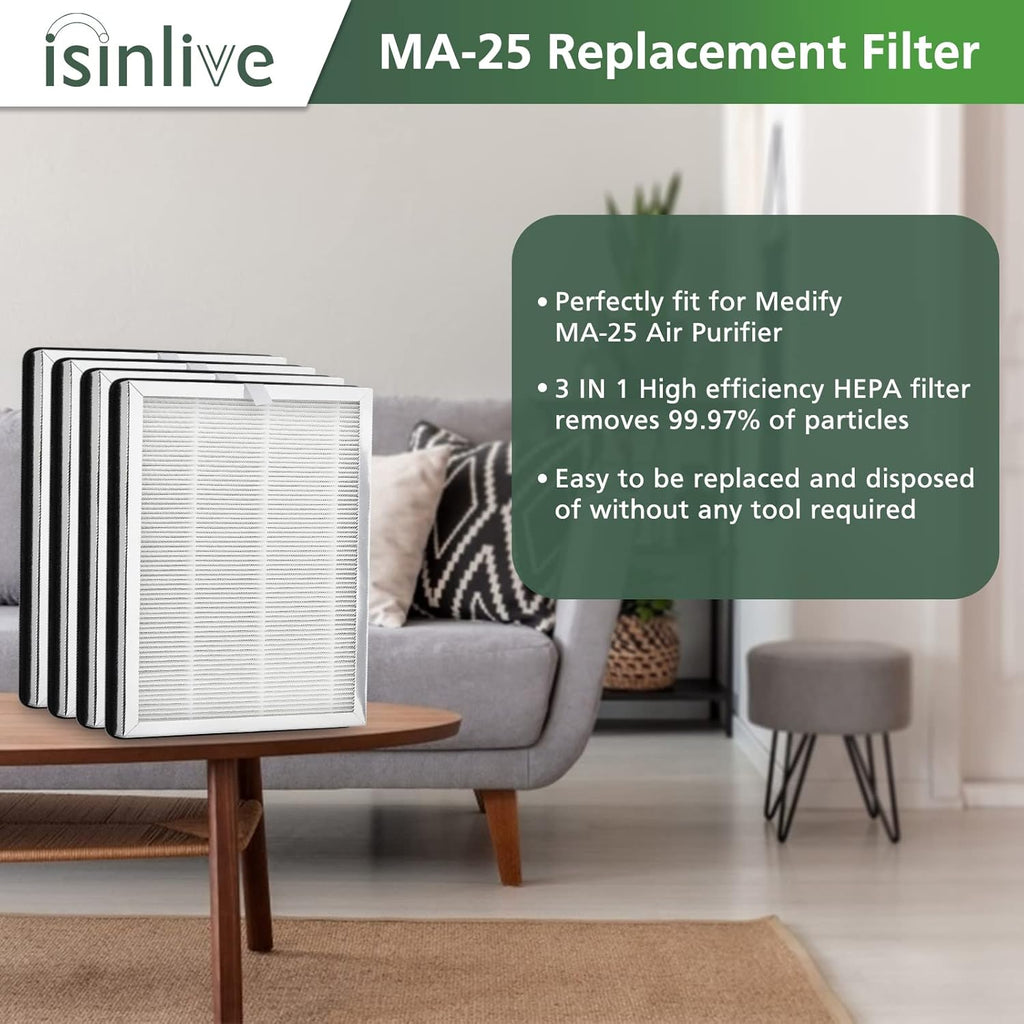 H13 True HEPA Replacement Filter 4 Pack V207117