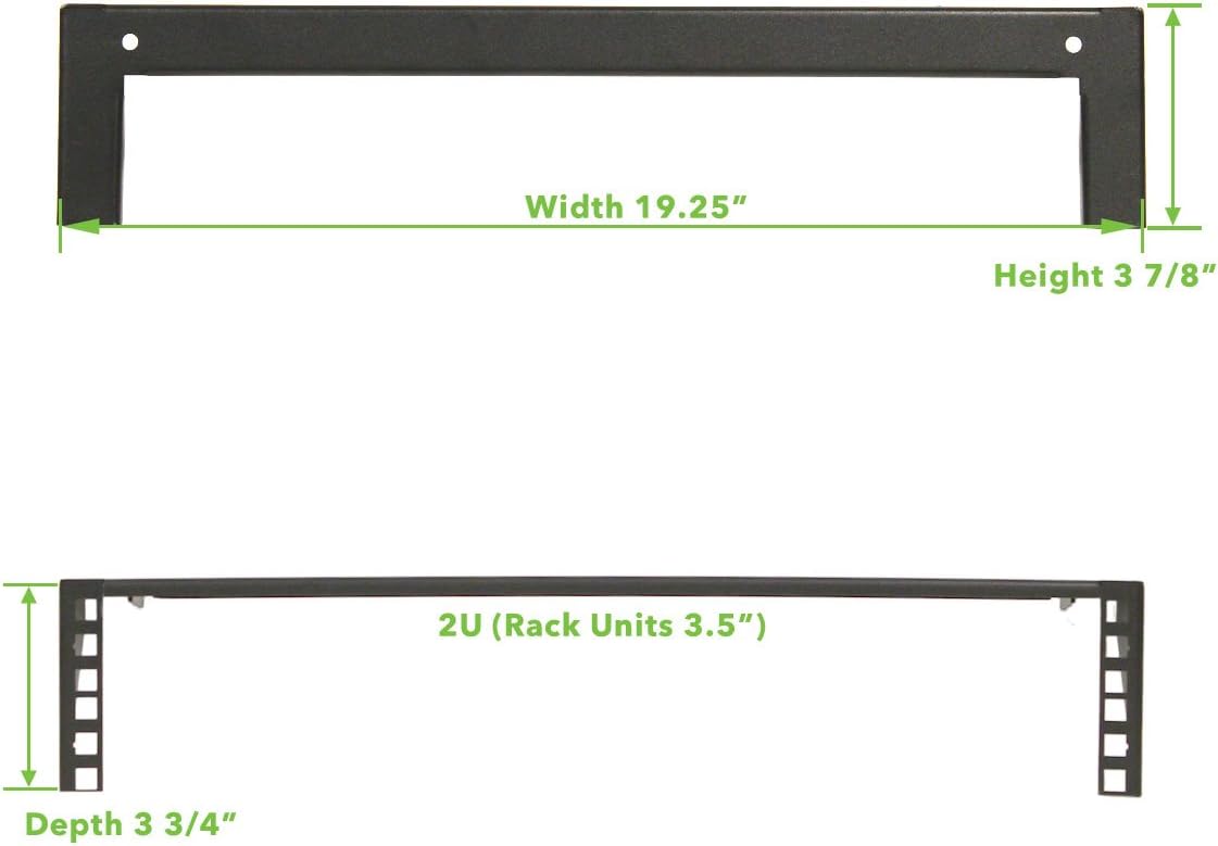 4U 19 Inch Vertical Wall Mount Server Rack Black T773794