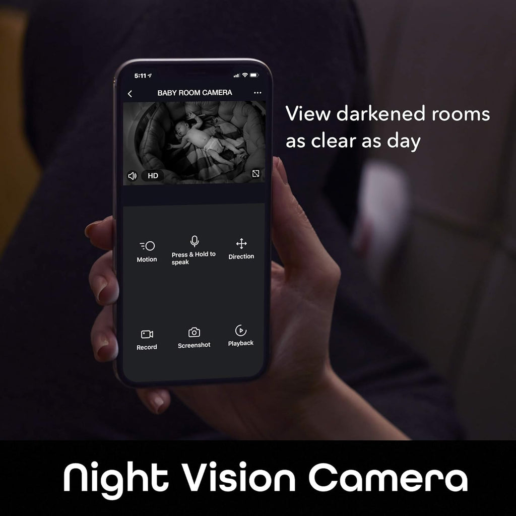 720p Wireless Indoor Surveillance Camera with Pan/Tilt/Zoom, Night Vision and Motion Alerts, White G2784