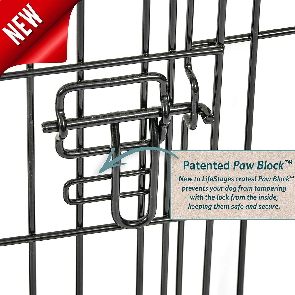 Black Single Door Dog Crate O583