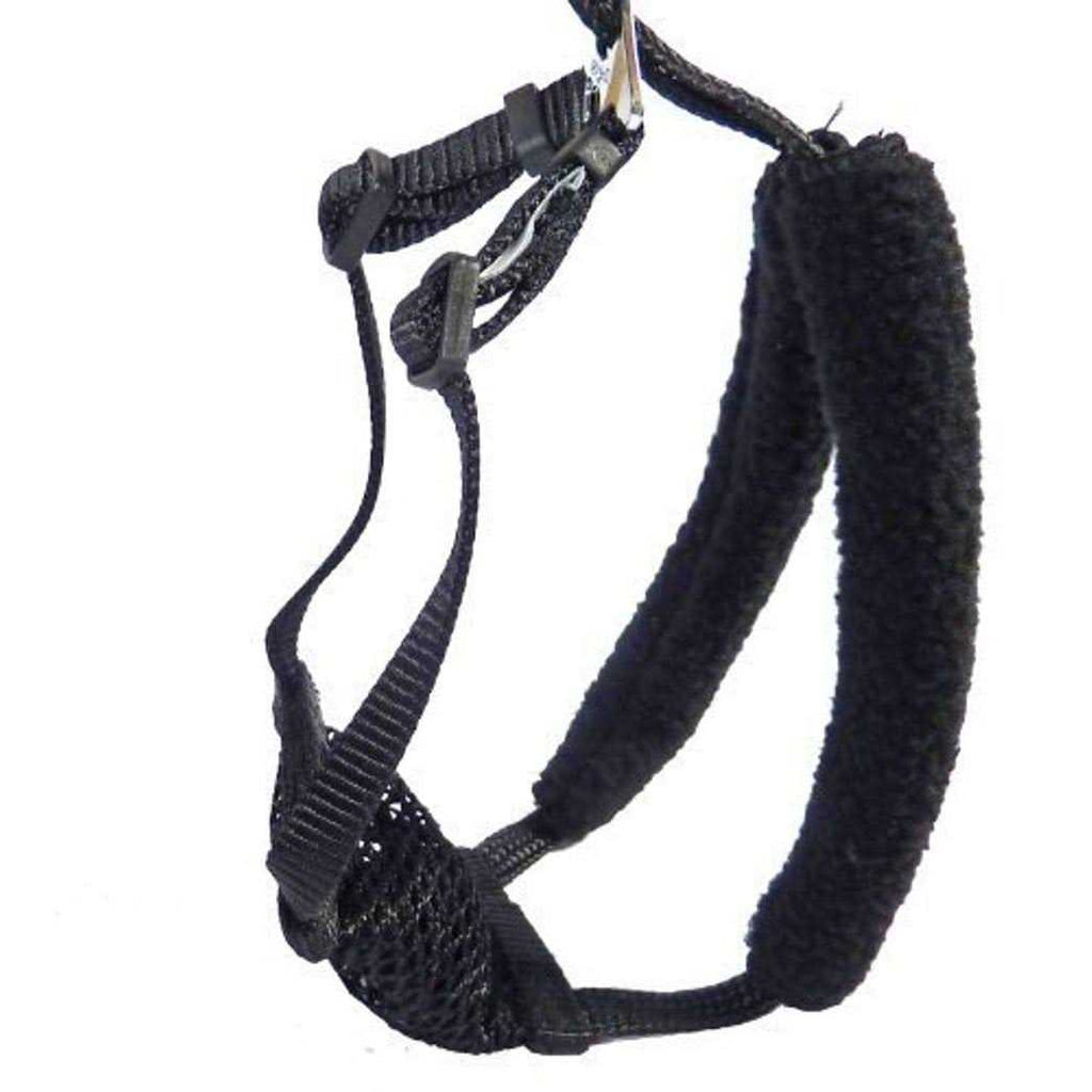 Medium Black Anti Pull Mesh Dog Harness K2850