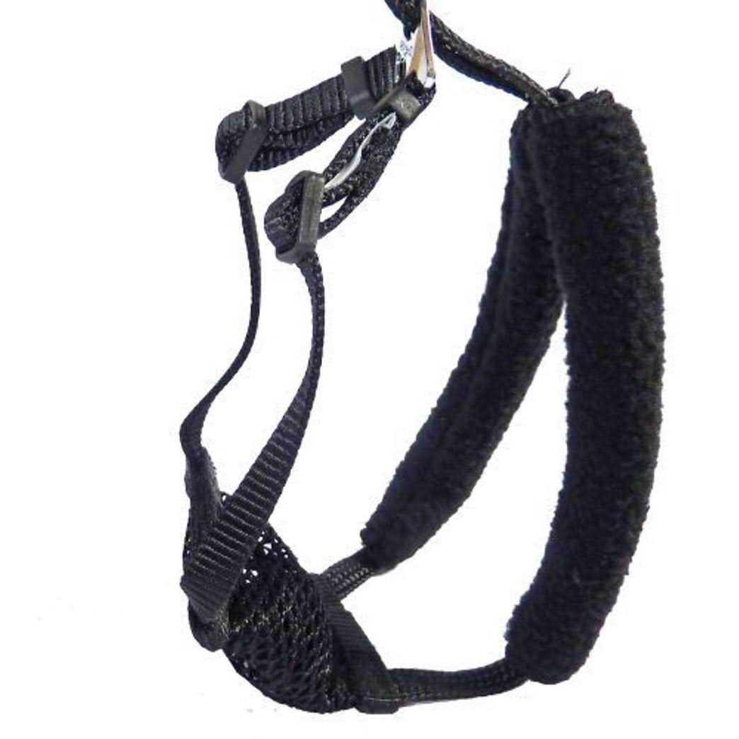 Medium Black Anti Pull Mesh Dog Harness K2850