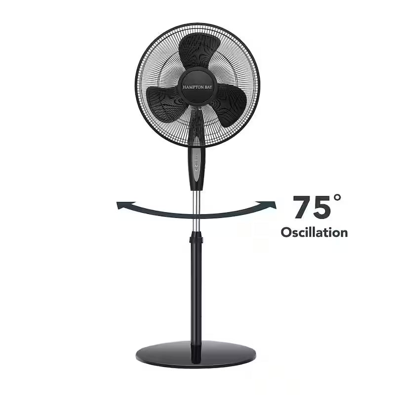 16 in. 3 Speed Oscillating Standing Fan J6480