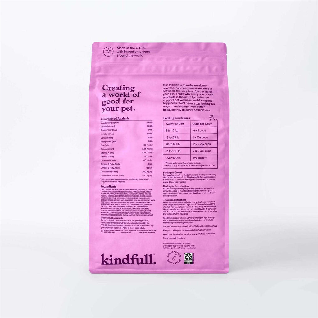 Lamb & Brown Rice Recipe Dry Dog Food Z97727