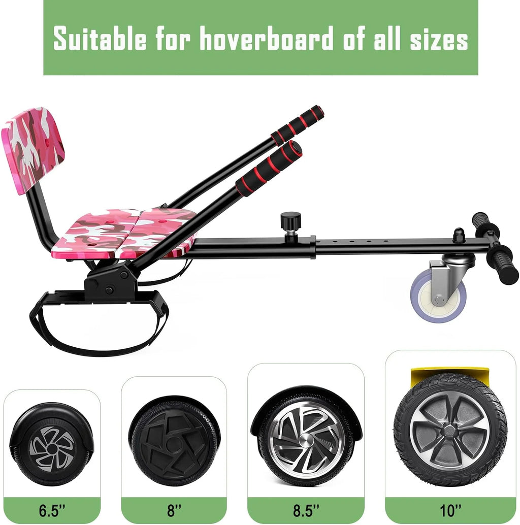 6.5 Two Wheel Self Balancing Scooter with Seat Attachment T768285