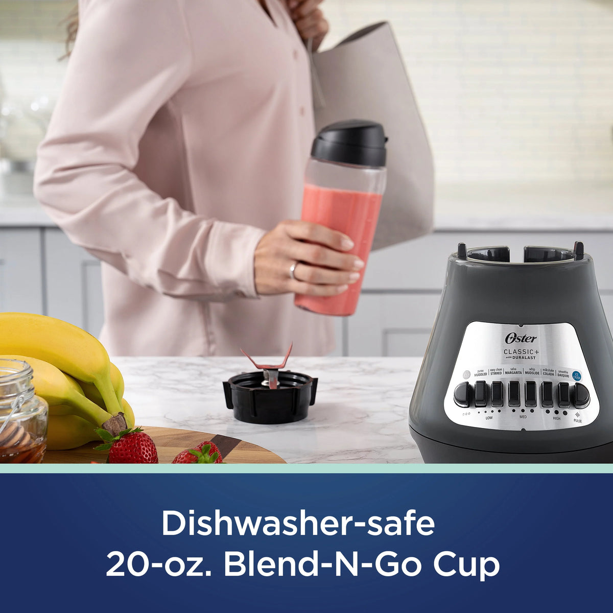 Blender with 8-Cup Jar and Blend-N-Go Cup E1245
