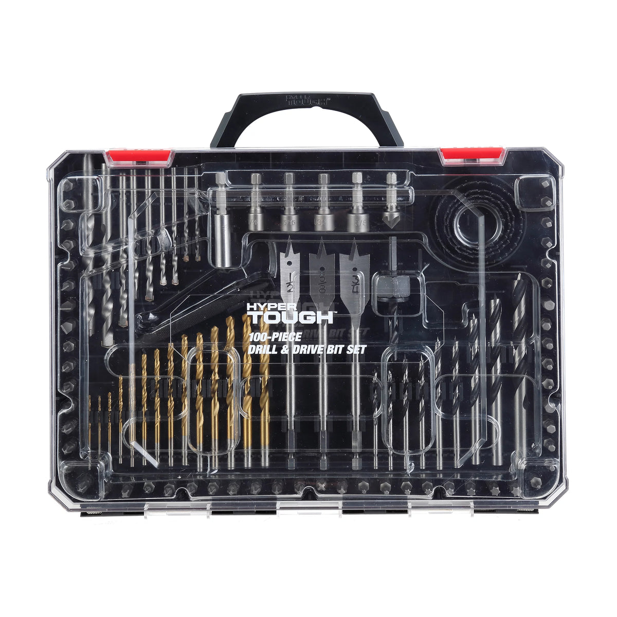 100 Piece Steel Drill Screwdriver and Nut Driver Bits Set X252681