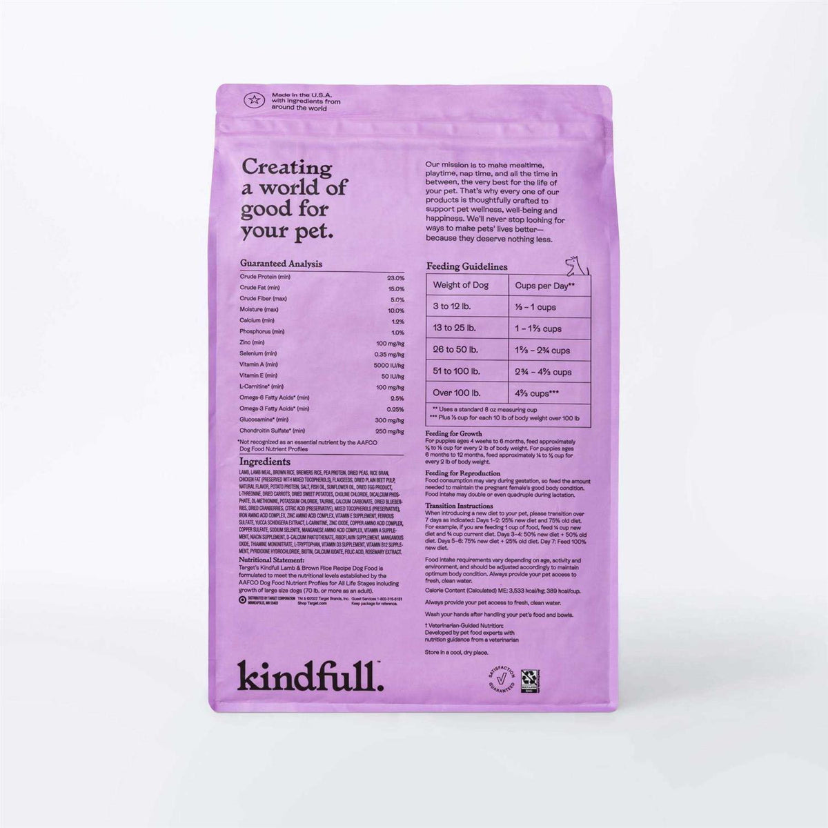 Lamb & Brown Rice Recipe Dry Dog Food X962