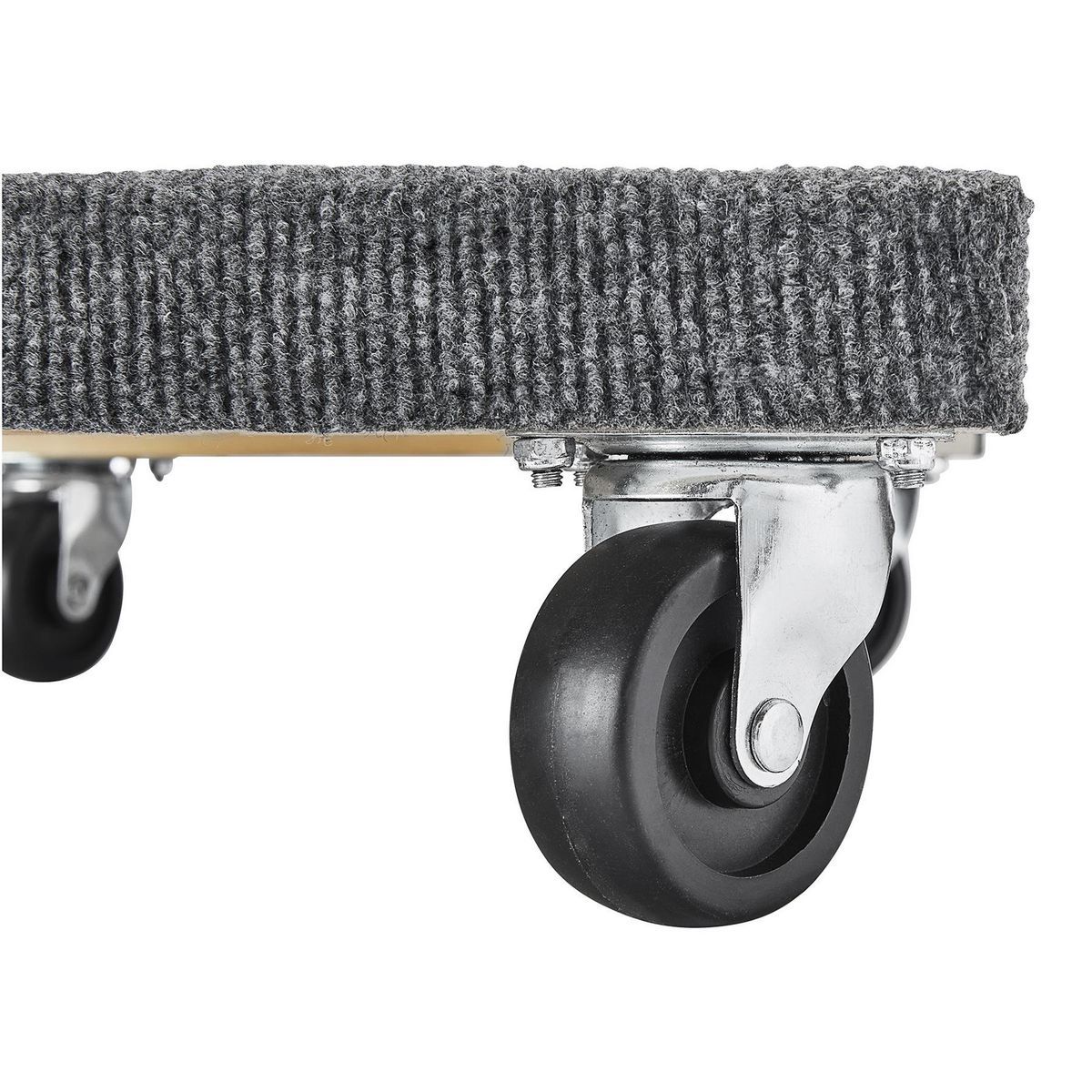 24 in. x 16 in. 1000 lb. Capacity Solid Deck Hardwood Dolly with Carpet H305