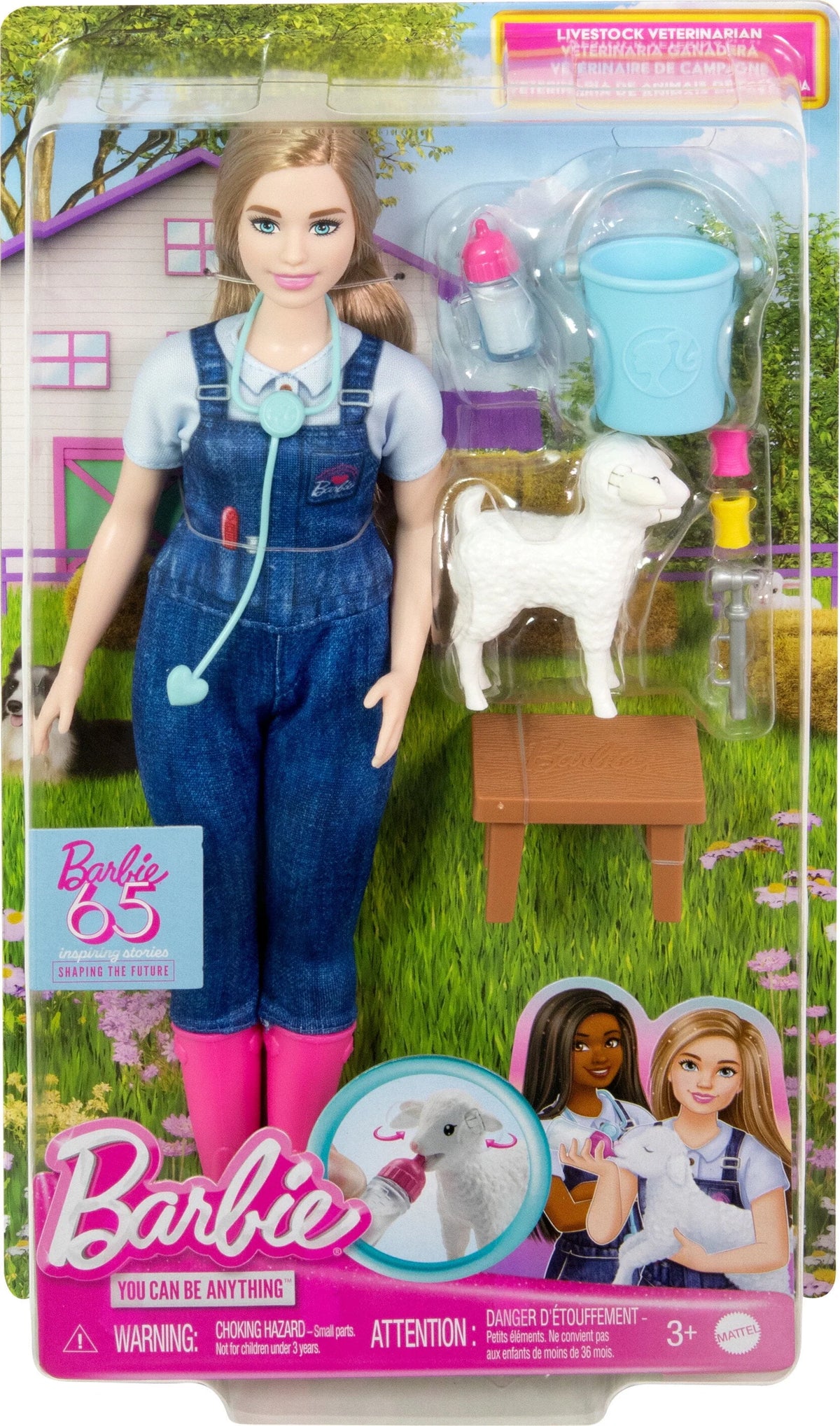 Farm Vet Doll & 10 Accessories L65122