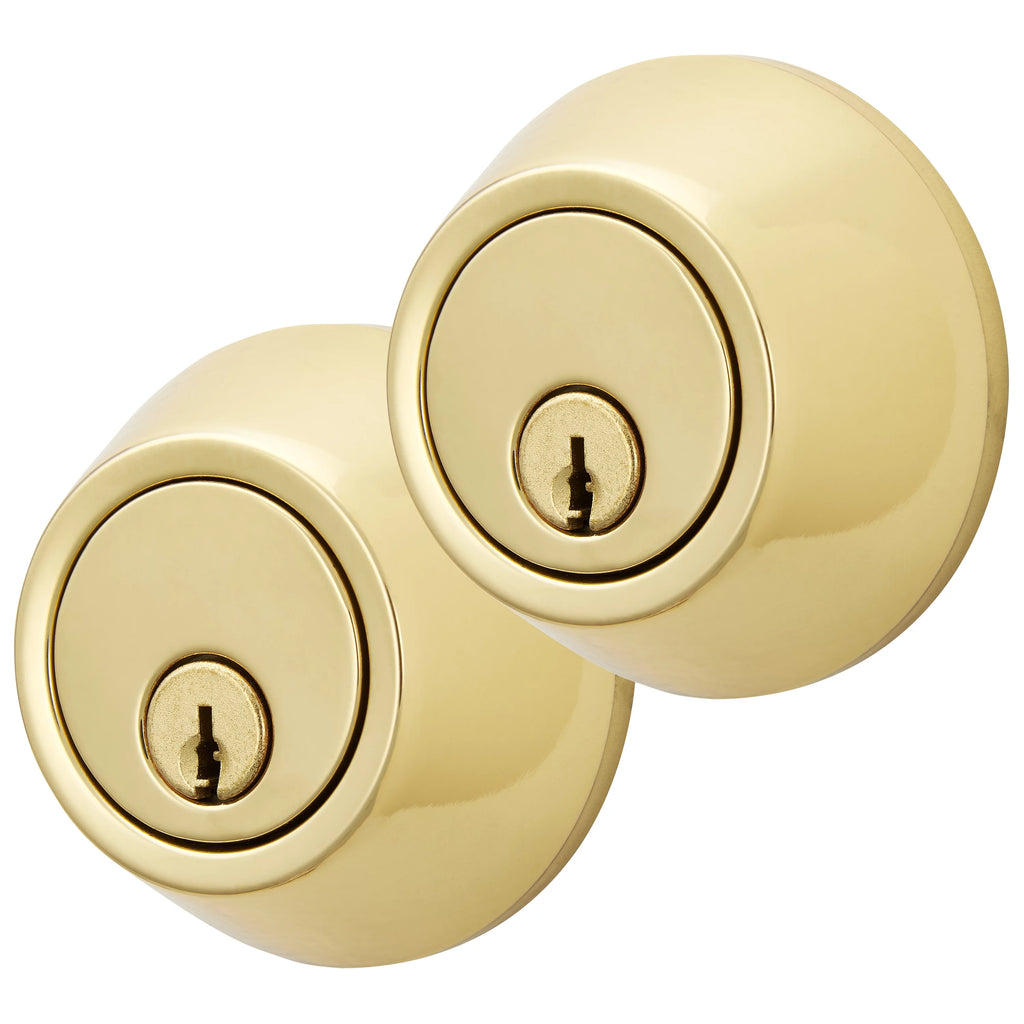 Stainless Steel Single Cylinder Deadbolt Twin Pack T27937