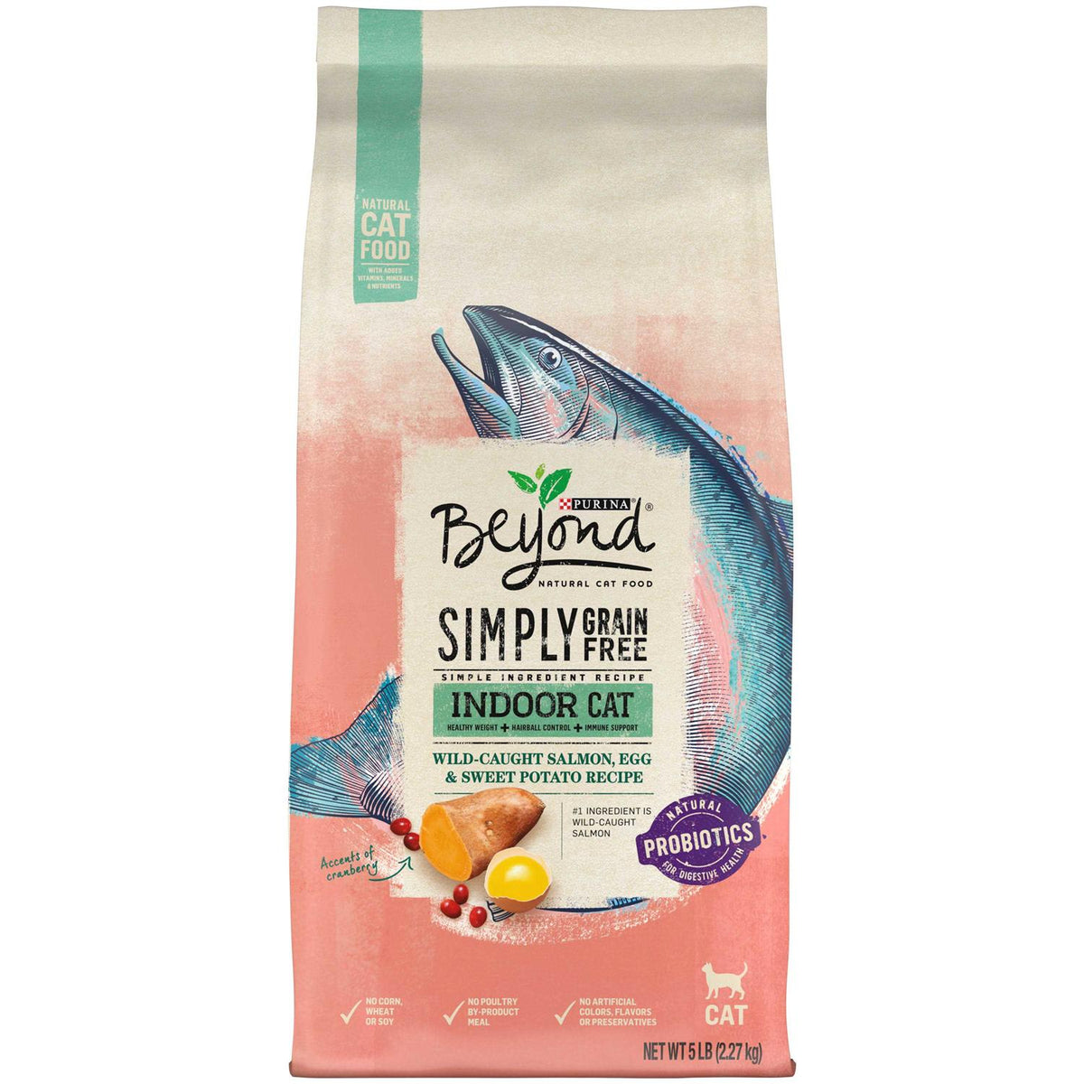 Grain Free Natural Dry Cat Food Salmon Q513832