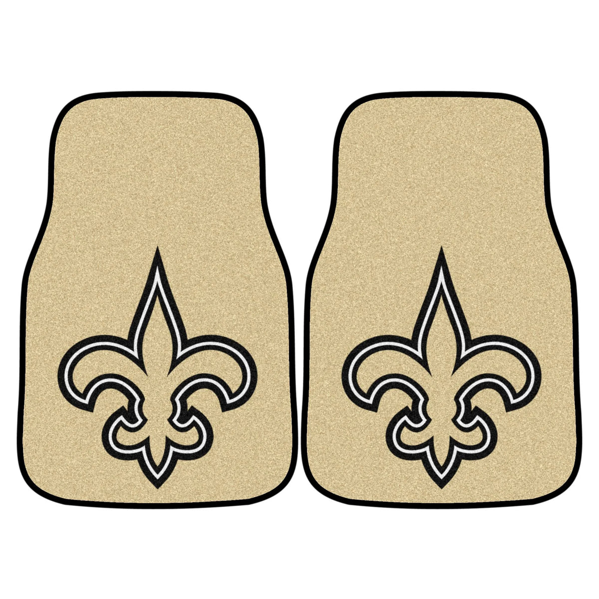 Set of 2 Carpet Car Mats Universal Size M659479