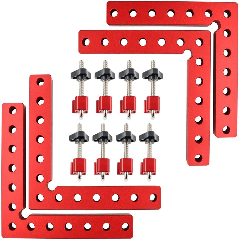 5.5 Inch Aluminium Alloy Right Angle Clamp 4 Pack L94744