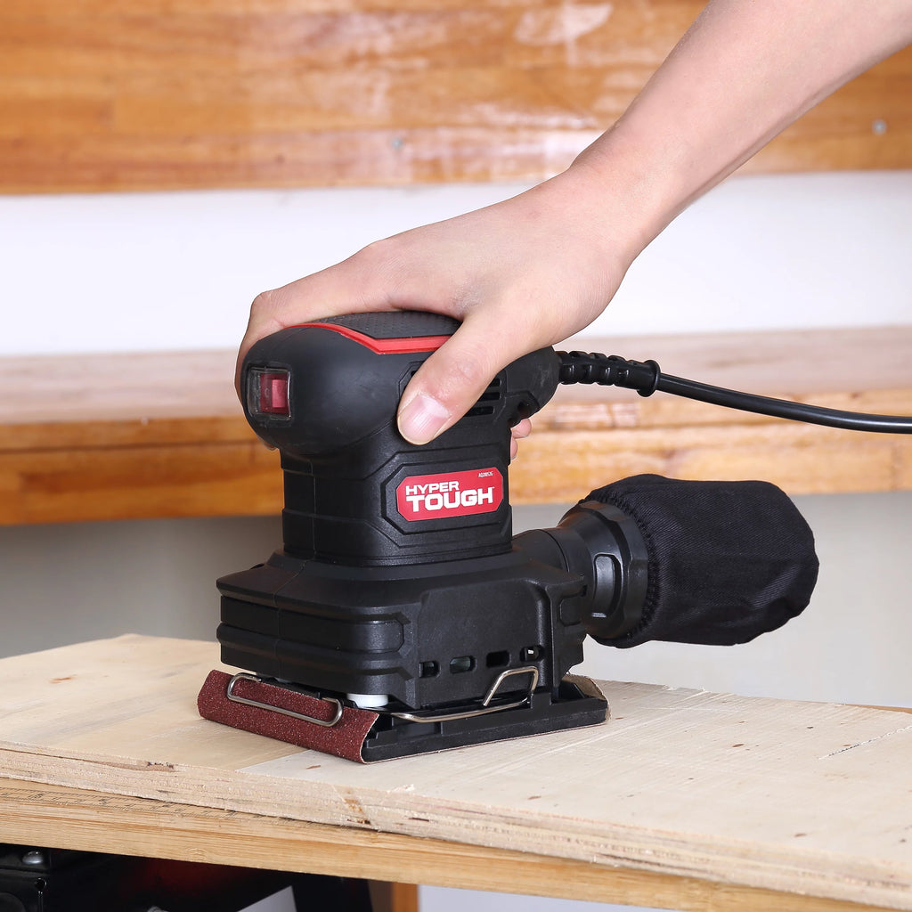 2 Amp Corded 1/4 Sheet Palm Sander with Dust Bag W436