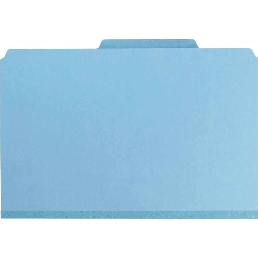 Blue Pressboard Classification Folders I931