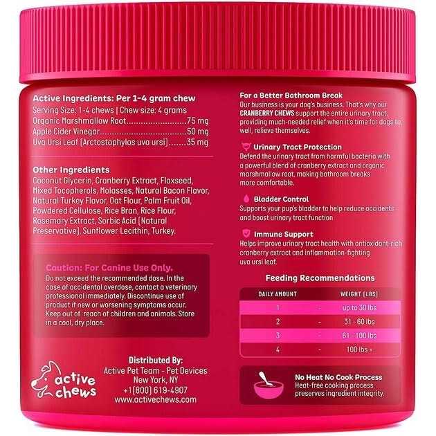 Cranberry Supplement for Dogs L61324