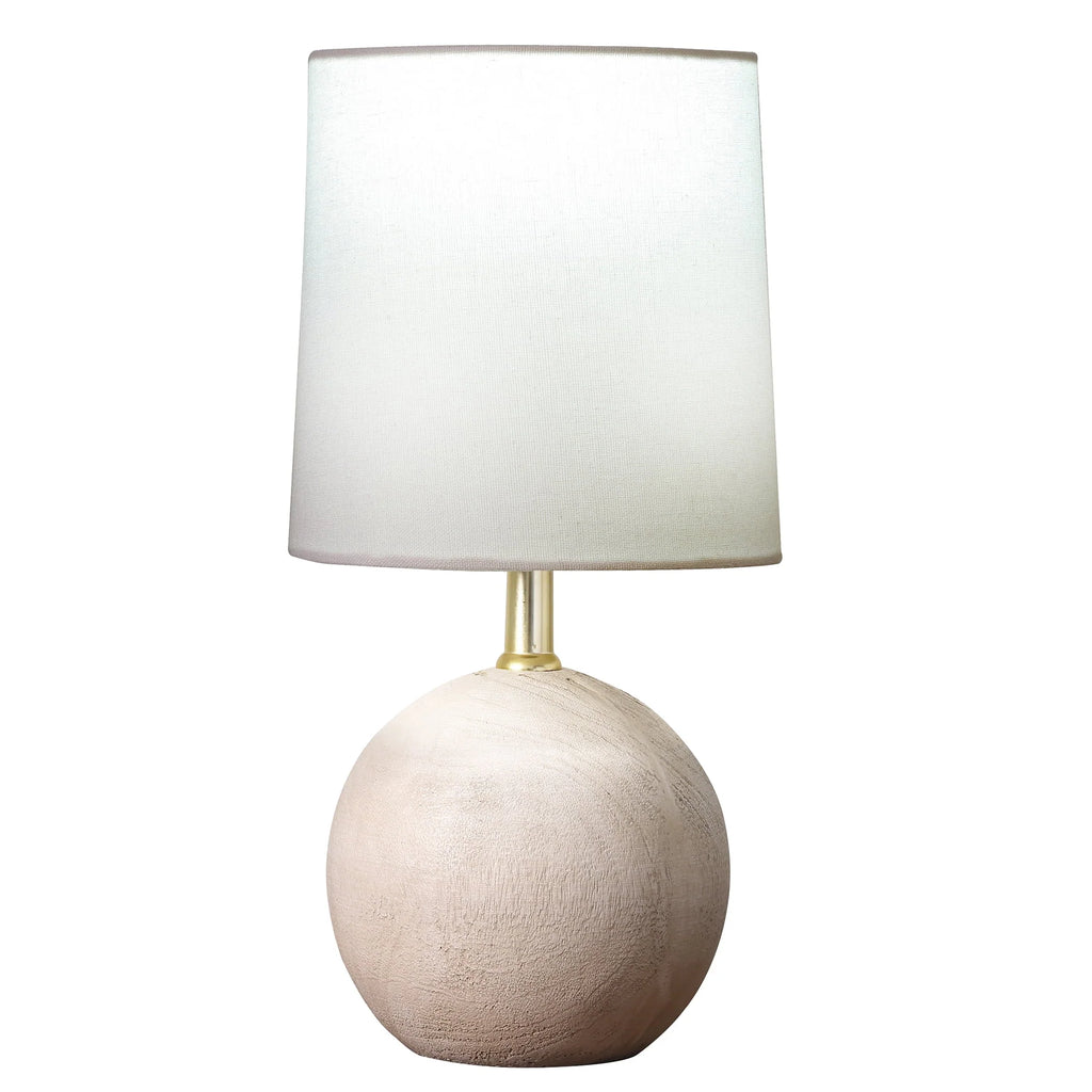 Natural Grey Resin Table Lamp H161