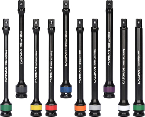 10 Piece 1/2 Drive 8 Inch Torque Extension Bar Set N5158