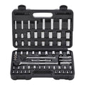 1/4 in., 3/8 in., and 1/2 in. Drive SAE and Metric Socket Set, 64-Piece V605079