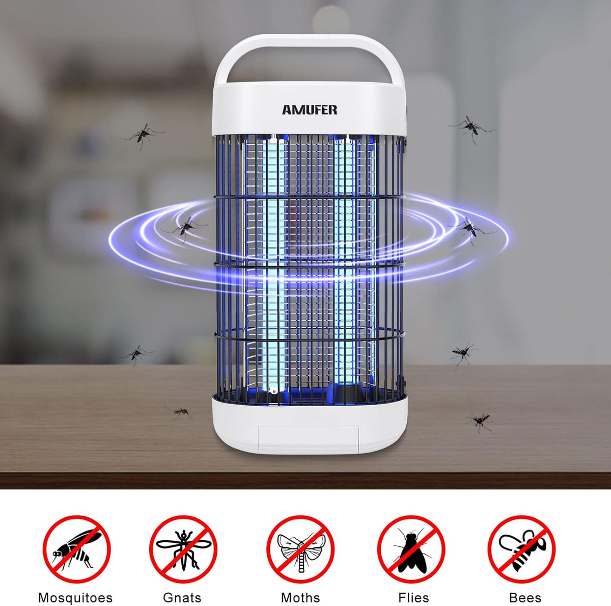 4000V 18W UV Electric Bug Zapper Pack of 2 V851