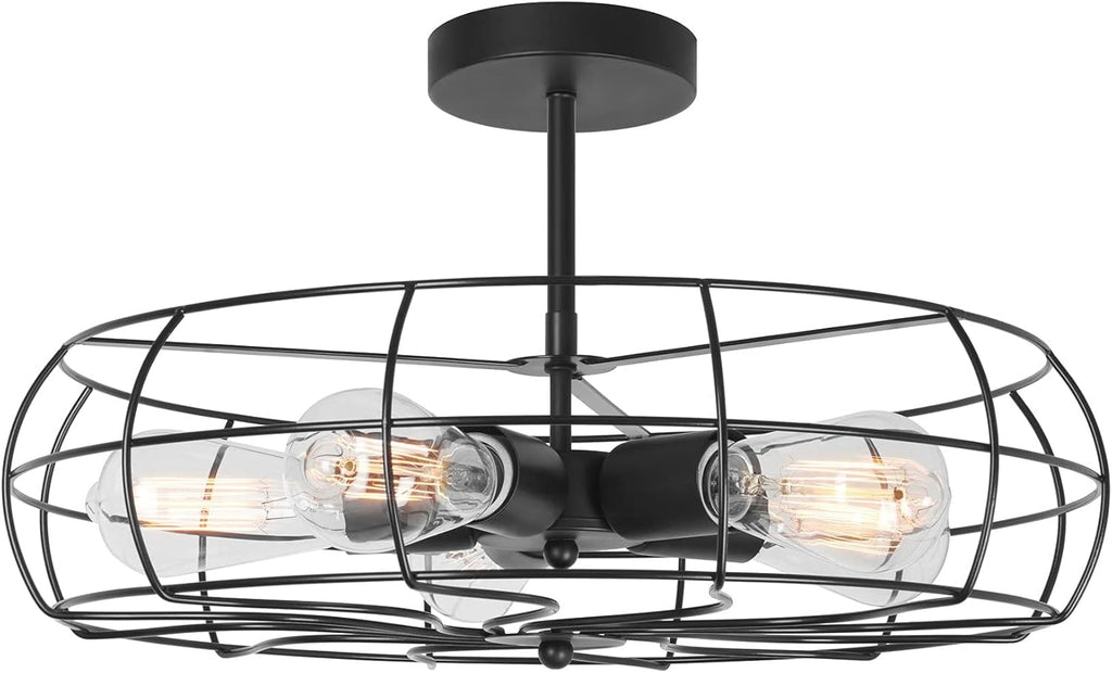 5-Light Semi-Flush Mount Ceiling Light V98460