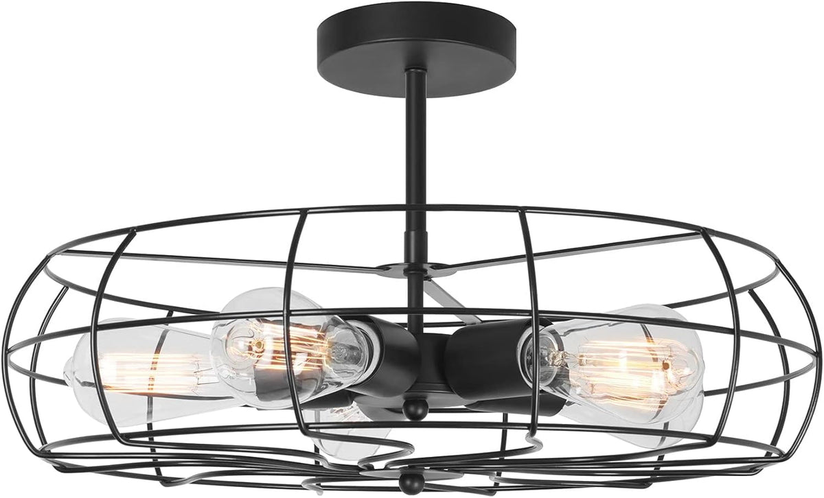 5-Light Semi-Flush Mount Ceiling Light V98460