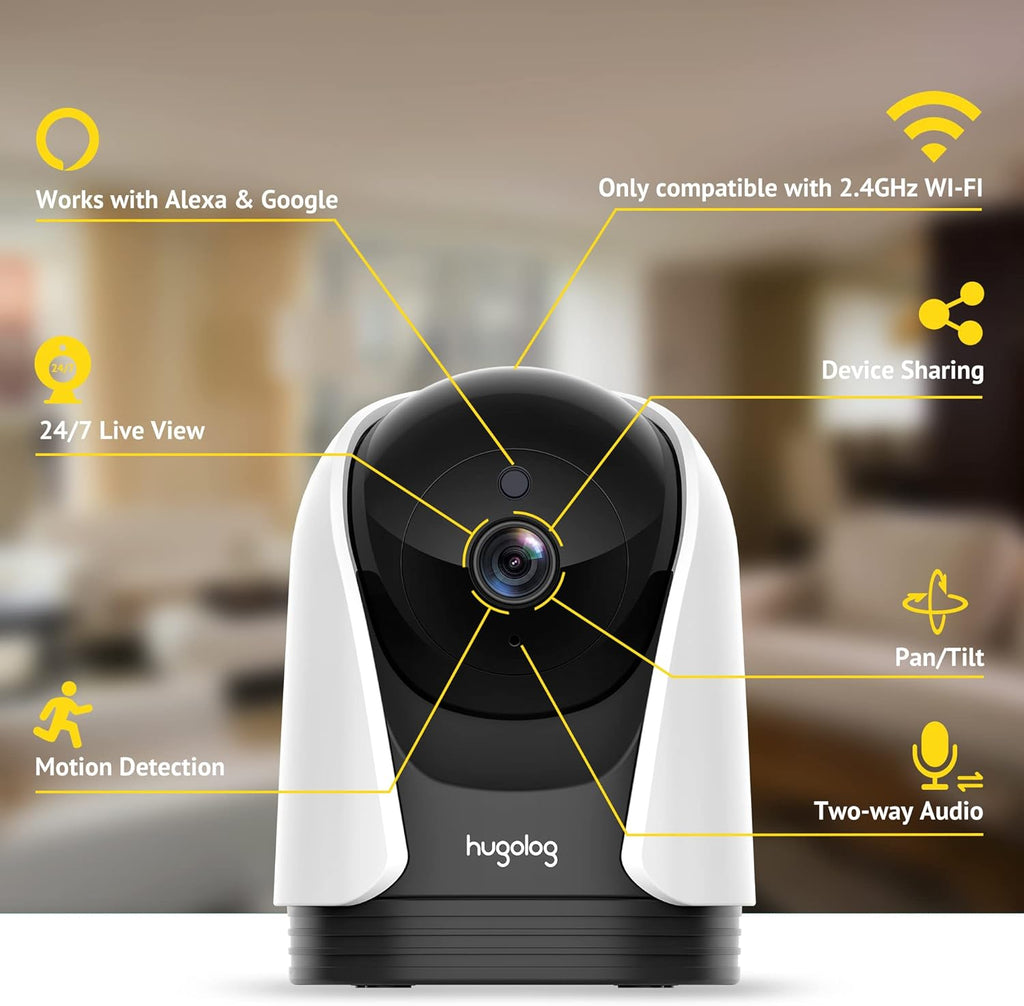 2K Indoor Wi-Fi Security Camera with Motion Detection R32639