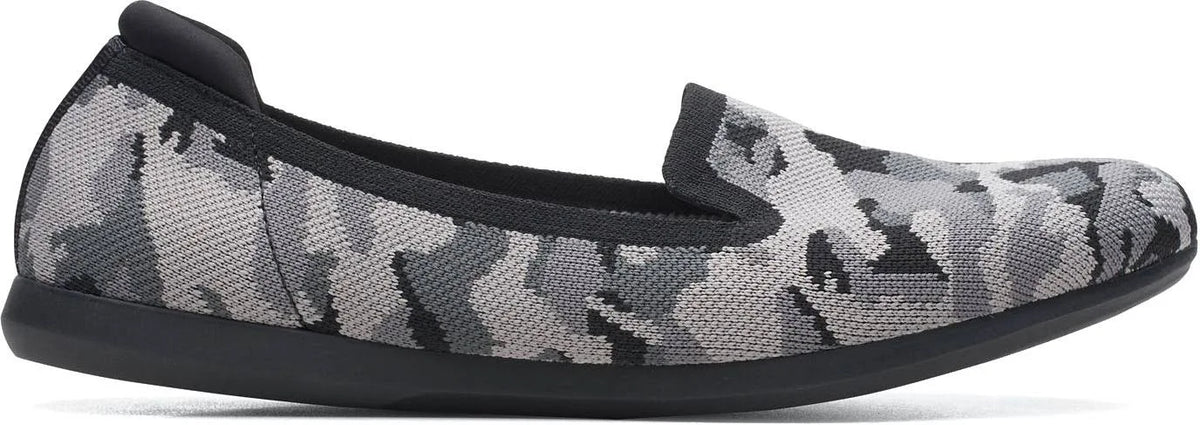 Black Camo Knit Shoes Y959