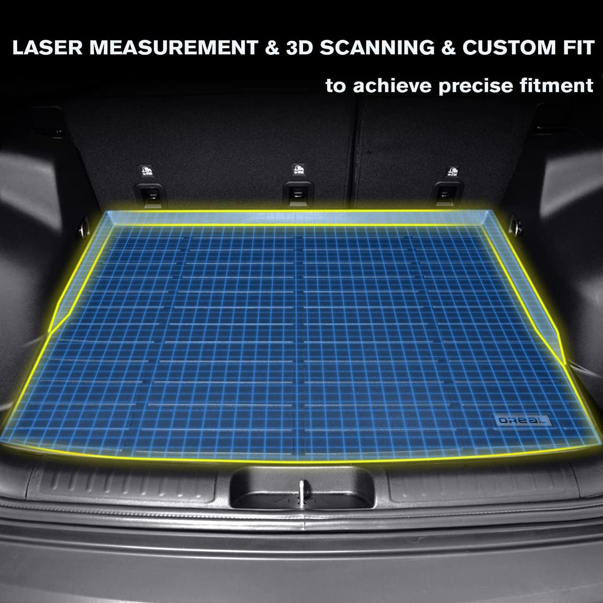 Black Trunk Mat Cargo Liner Floor Cover Z357