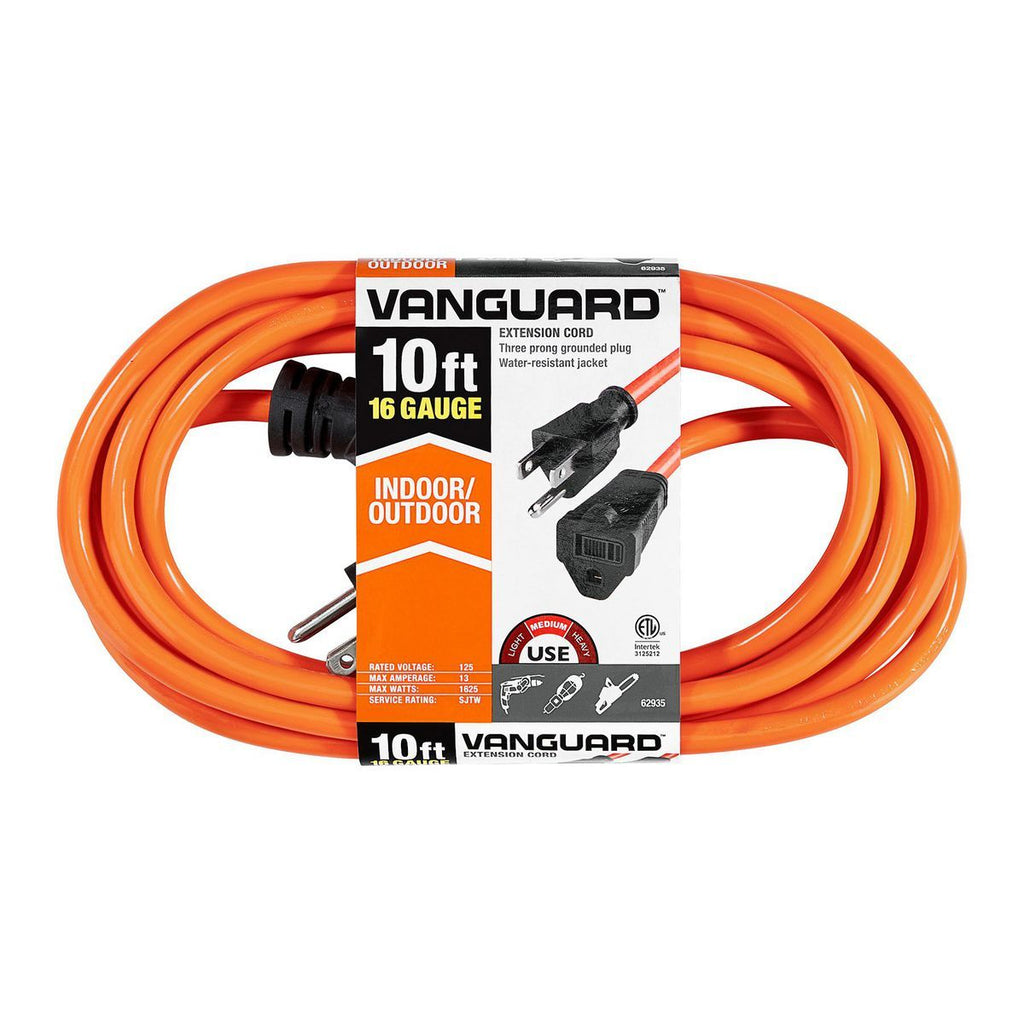 Orange 10 ft. Indoor/Outdoor Extension Cord C15271