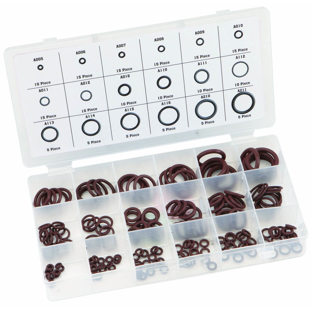 Viton O-Ring Kit, 180 Piece A91730