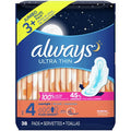 Ultra Thin Overnight Pads 38 ct R17635