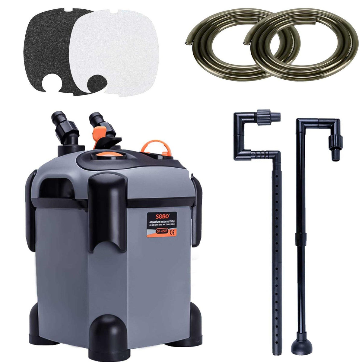 Aquarium External Canister Filter with Filter Media C720