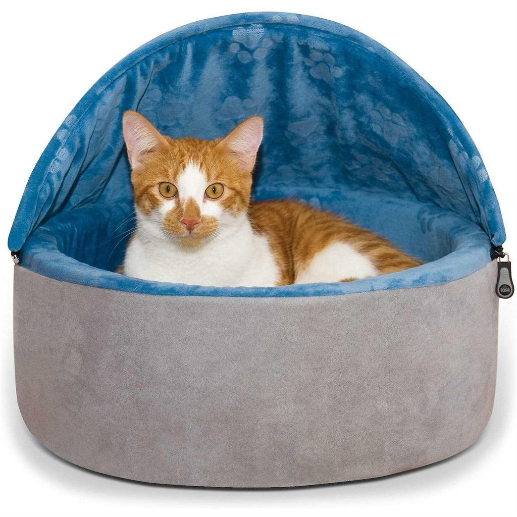 Self-Warming Hooded Kitty Bed I557
