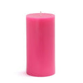 Hot Pink 3 x 6 inch Pillar Candle J91648