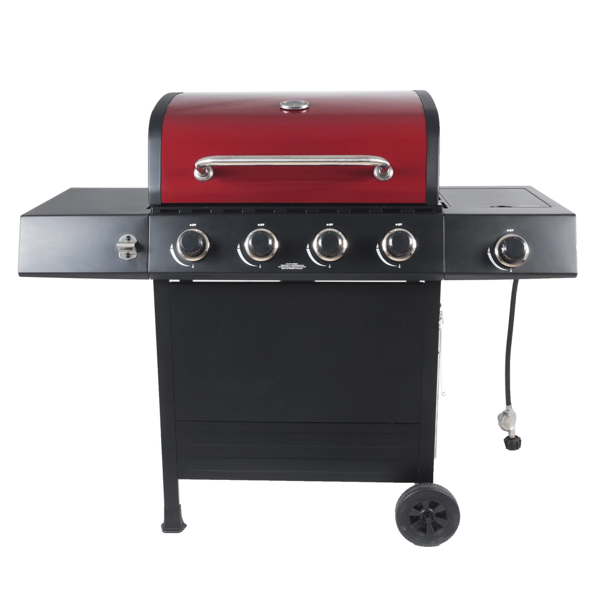 4-Burner Propane Gas Grill with Side Burner Z593634