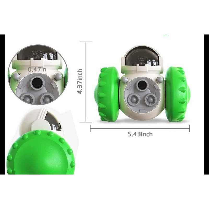 Robot Shaped Treat Dispenser Push Toy V279