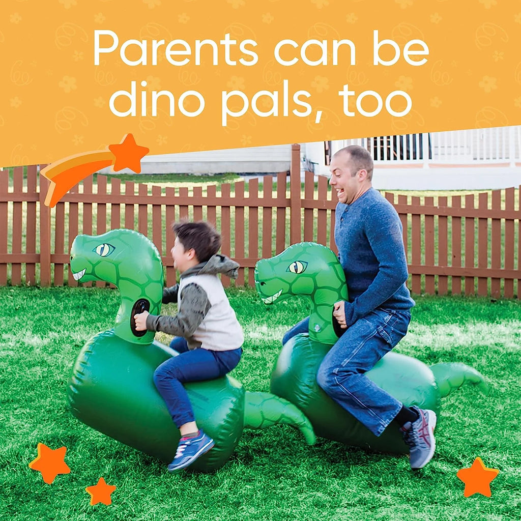 Inflatable Dinosaur Toy Bouncing Ride 2-Pack W61599