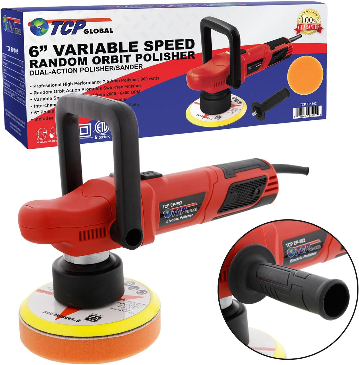 6 Variable Speed Random Orbit Dual-Action Polisher B4813