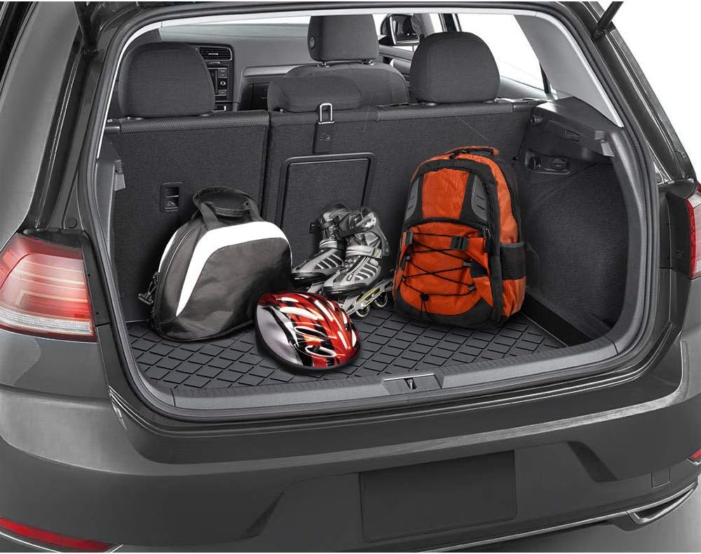 Waterproof Rear Trunk Cargo Mat Liner Black Y99071