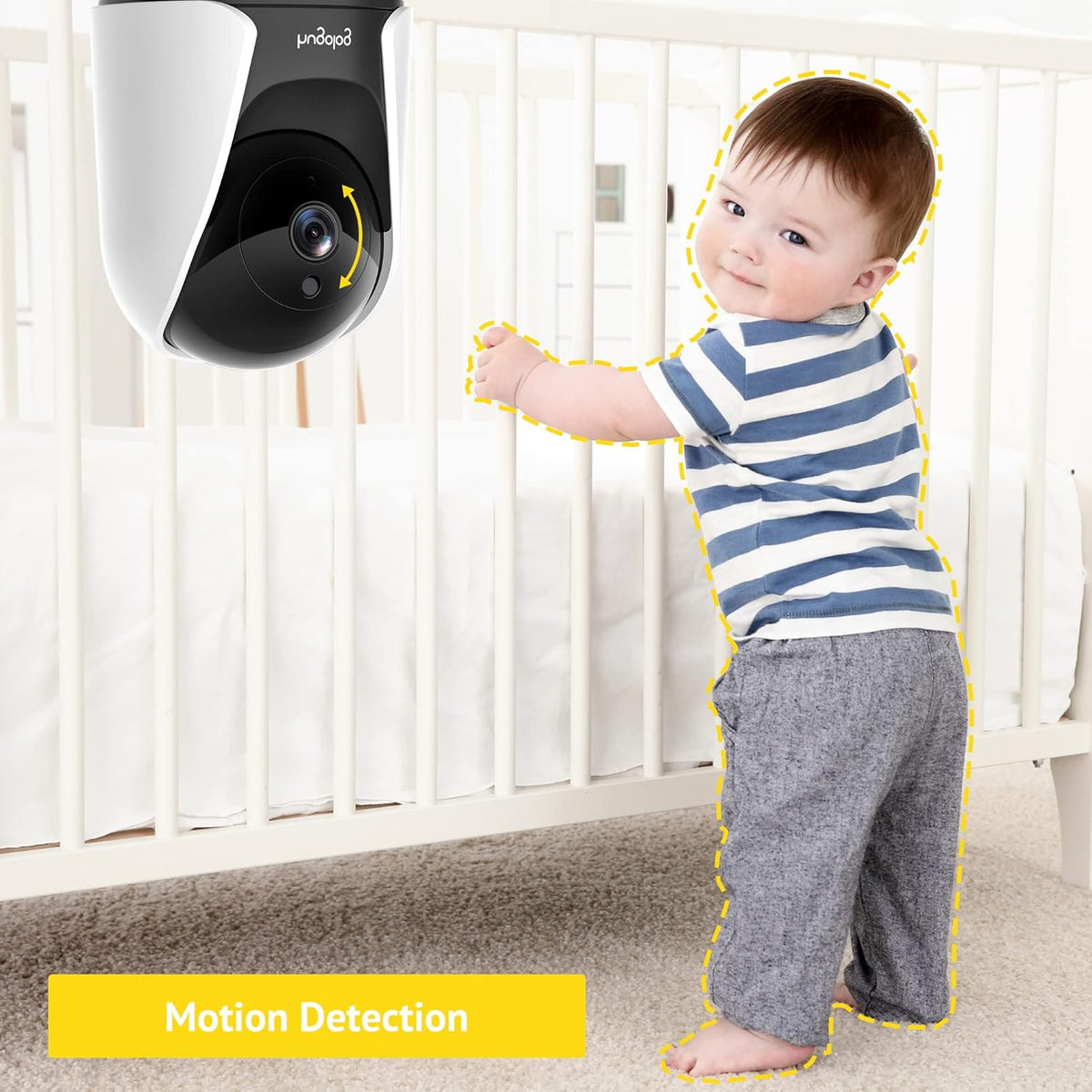 2K Indoor Wi-Fi Security Camera with Motion Detection R32639