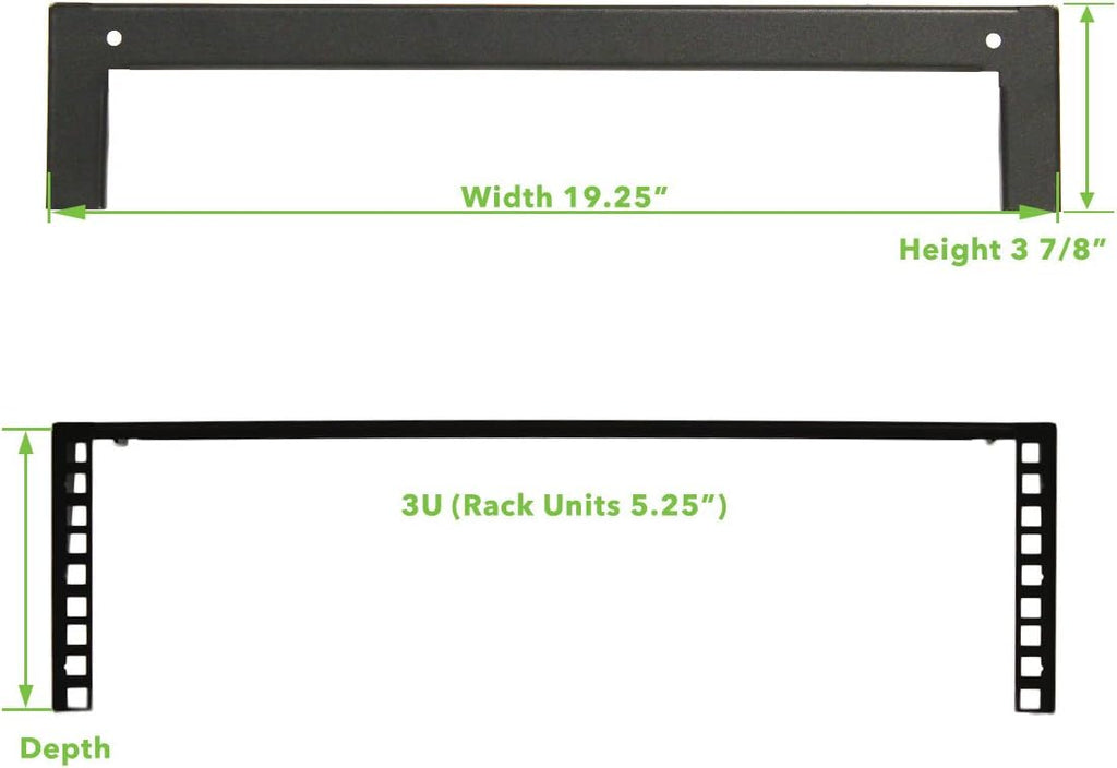 4U 19 Inch Vertical Wall Mount Server Rack Black T773794