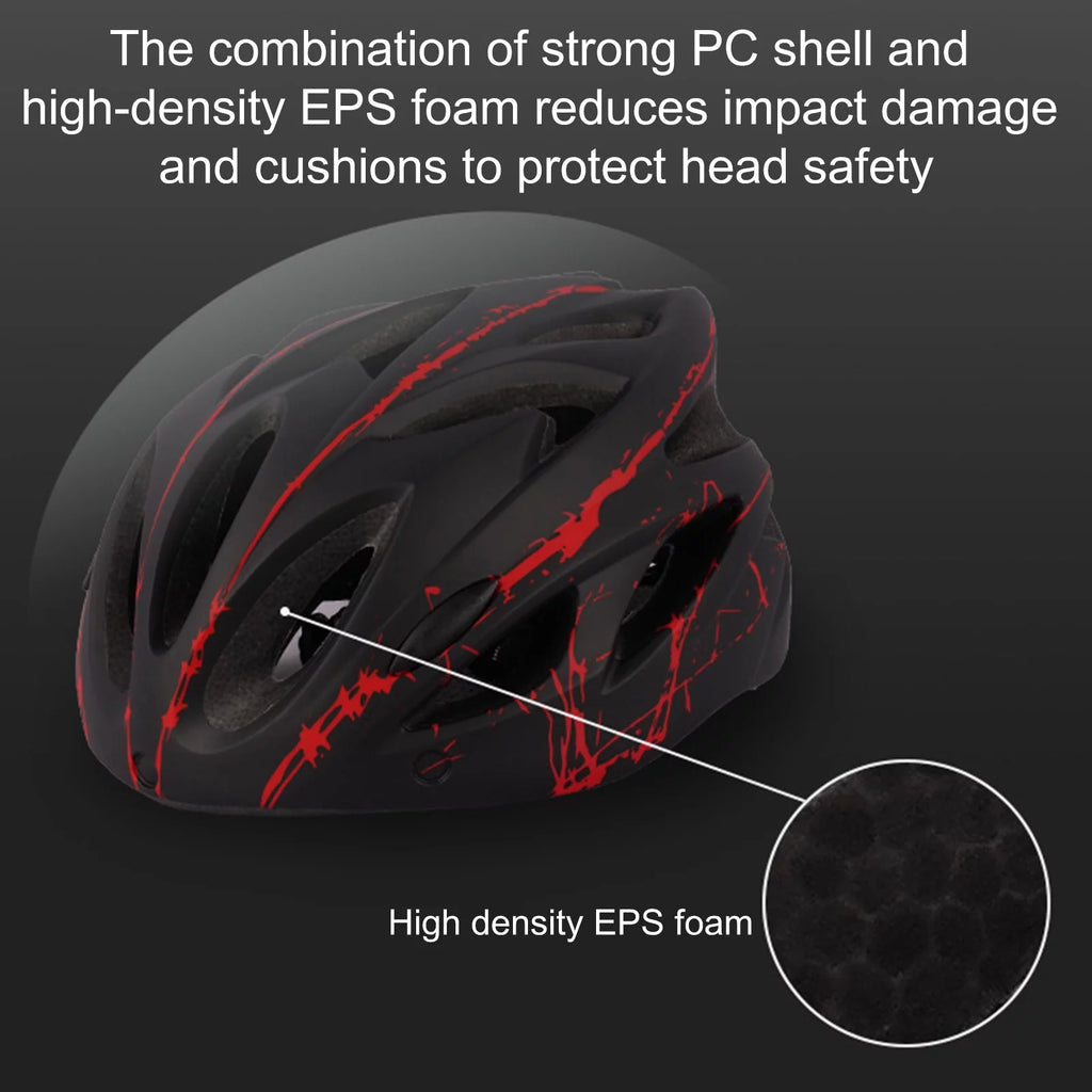 Ultralight Adjustable Cycling Helmet with Goggles G491