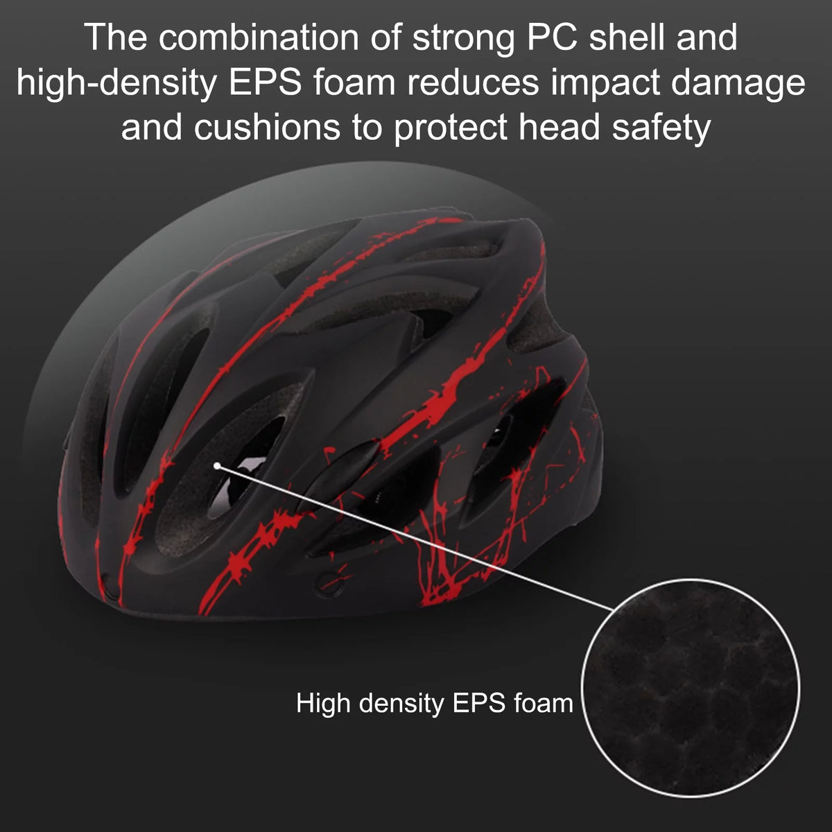 Ultralight Adjustable Cycling Helmet with Goggles G491