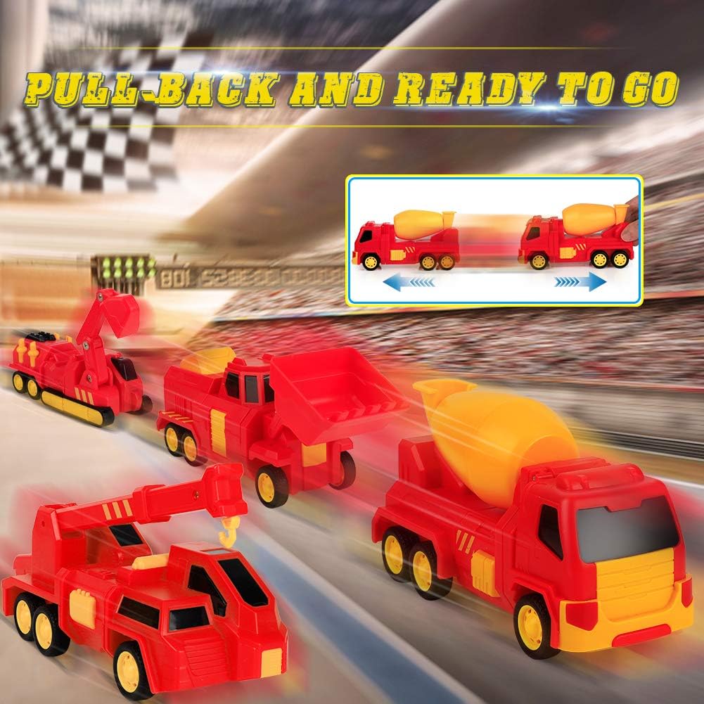 Pull Back Construction Toy Set I46605